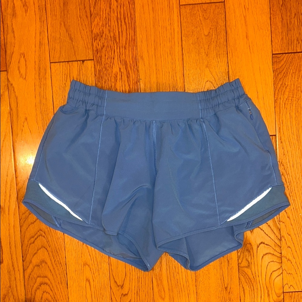 Lululemon Athletica Blue Hotty Hot Shorts